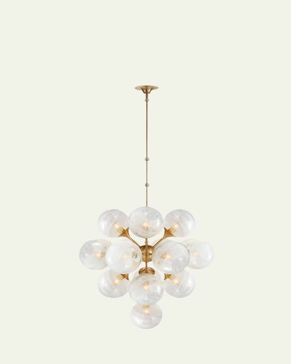 Cristol Large Tiered Chandelier By AERIN